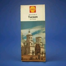 Shell Oil Gas Station Tucson Arizona Vintage  Road Trip Map Vacation USA - $12.95