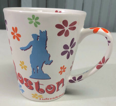 Boston Collectible Tourist Coffee Cup Mug Flowers  - $11.91