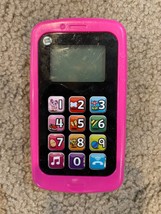 Leap Frog Chat &amp; Count Pink Smart Phone - Works - Toddler Toy - $19.62