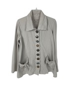 Neon Buddha Jersey-Knit Casual Jacket Top Button-Front Size S - €32,94 EUR