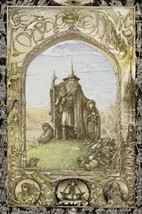 Seigneur des Anneaux Affiche Illustrée Gandalf Frodon Bilbo Gollum Mint ... - $167.44 MXN