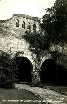 RPPC Fountain of Youth Arches Saint St Augustine Florida FL UNP Postcard E-127 - £9.35 GBP