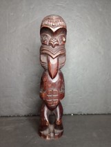 Vintage Maori wood carving of a Tiki Figure - £112.92 GBP