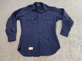 Vintage US Air Force Shirt Mens 17x34 Poly Wool Tropical AF 1549 Militar... - $39.59