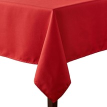Fraser Red Sedona Tablecloth Kitchen Dining Table Rectangle Polyester 60... - £19.42 GBP