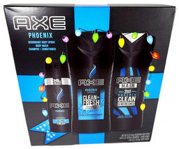 AXE Phoenix Holiday Gift Set, Body Spray, Body Wash, Shampoo + Conditioner - $34.79