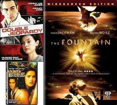 Drama DVD 3 Pack,The Fountain,Double Jeopardy and In the Time of the Butterflies - £19.12 GBP