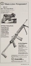 1989 Print Ad Ram-Line Ruger Mini-14 Scopes &amp; Colt AR-15 Madazine Golden,CO - £15.86 GBP