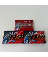 3 packs TDK Superior Normal Bias High Output 120min Audio Cassette (D120... - £22.86 GBP