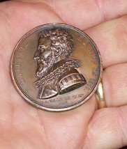 1815 Francois Malherbe French Poet Literature Caen France Gatteaux Bronze Medal - £131.48 GBP