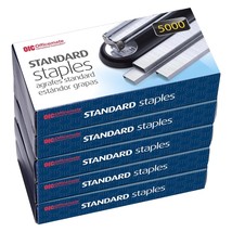 Officemate Standard Staples, 5 Boxes General Purpose Staple (91925) - £17.37 GBP
