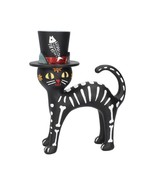 Cat in a Hat Figurine Skeleton Day of the Dead Statue by Nemesis Now 8.2... - £19.94 GBP
