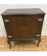 Antique SHEET MUSIC CABINET wood storage end table rack upright vintage ... - $274.00 CAD