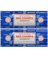 Satya Sai Baba Nag Champa Agarbatti Pack of 2 Incense Sticks Boxes 250gm... - $355.63 MXN