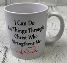 PA Physician Assistant Mug LPN Presents I Can Do All Things Through Christ - £12.67 GBP