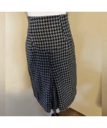 Japanese Braggi Boutique Houndstooth Pattern Print Classic Pencil Skirt - $79.70 CAD