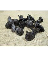 50 NAILS ROUND HAND FORGED 1&quot; SWIRL 1.5&quot; LONG NAIL CLAVO DOOR DECOR ACCE... - $59.99