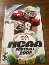 NCAA Football 2002 PS2 Game Vintage Game And Manual  - £5.41 GBP
