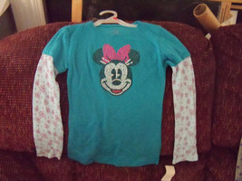Disney Minnie Mouse Blue Gem Shirt size 6/6x Girl&#39;s NEW HTF - £11.46 GBP