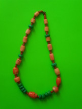 Beautiful handmade multicolor vintage pendant necklace. - $79.00