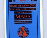 Bartholomew&#39;s Revised 1/2 &quot; Contoured Maps Dorset Great Britain Sheet 3  - $11.88
