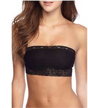 Free People Lace Scallop Bandeau Top Black NWT New Small - $12.86