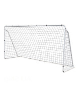 12 X 6&#39; Portable Soccer Goal Weather-Resistant Net Powder Coated Steel F... - £88.22 GBP