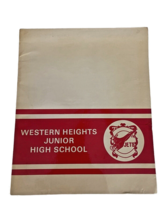 Vintage 1970s Middle School Folder Oklahoma City OKC Western Heights Junior Jets - £21.53 GBP