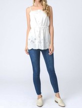 Doe And Rae Button Down Eyelet Top Size S - $390.30 MXN