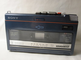 vintage Sony Soundabout WA-55 2-band Cassette-Corder - 1st Ed. Pre-Walkman! - £299.75 GBP