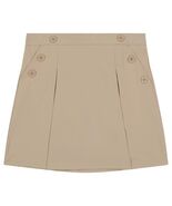 Nautica Girls Khaki Pull-On Scooter Skirt with Undershorts Size 18.5 Plus - $93.65 MXN