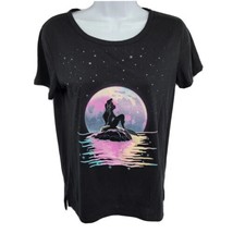 Disney Little Mermaid Ariel In The Moonlight Under Stars Shirt Size M - £9.48 GBP