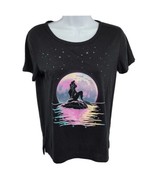 Disney Little Mermaid Ariel In The Moonlight Under Stars Shirt Size M - £9.31 GBP