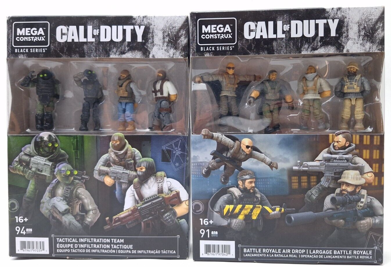 Primary image for Mega Construx Bloks Call Of Duty Battle Royale Air Drop Lot x2 COD NEW