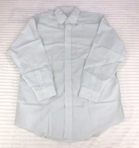 BROOKS BROTHERS Dress Shirt (15.5-2/3) 346 Non-Iron All Cotton Green Blue Plaid - £22.39 GBP