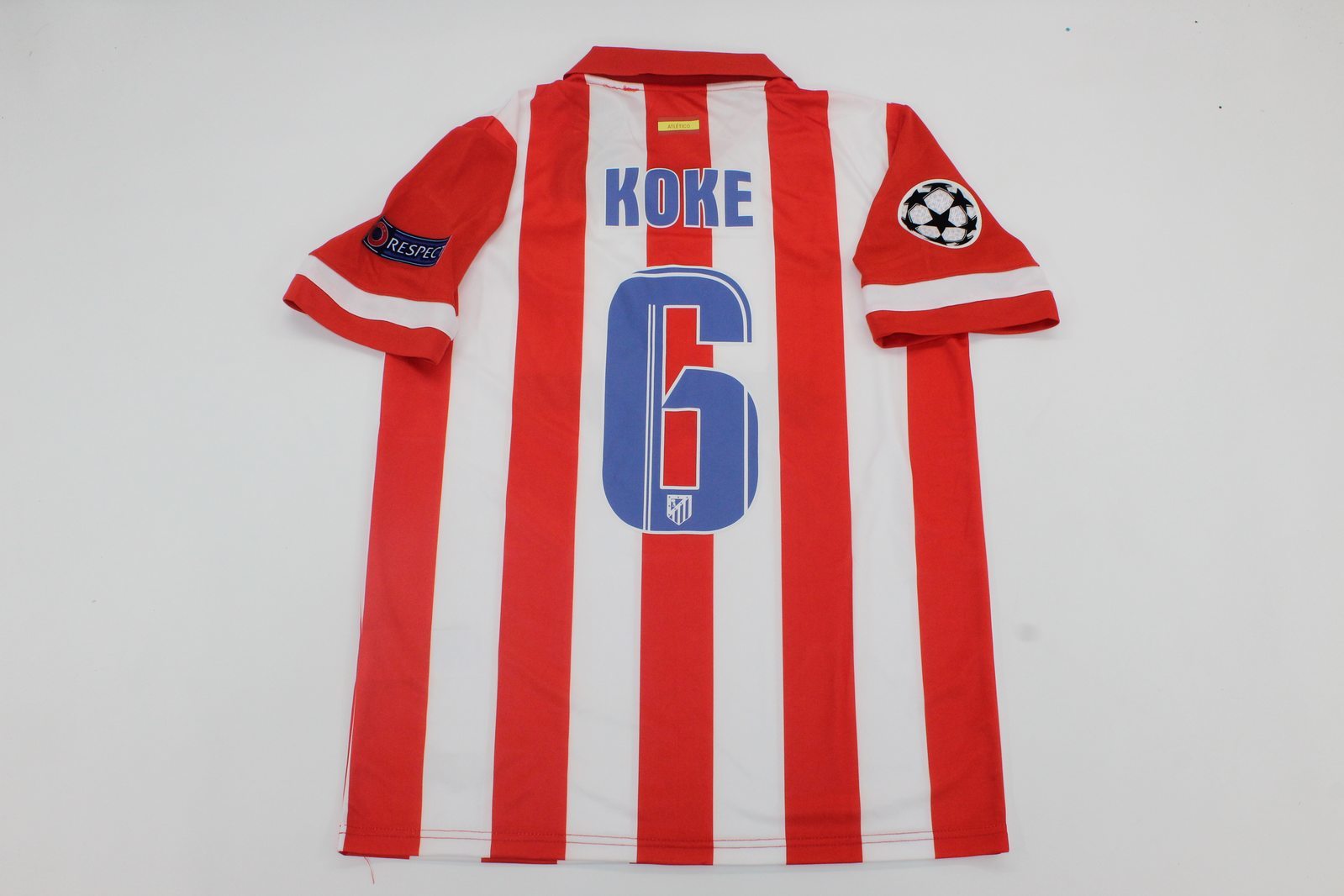 Atletico madrid jersey 2013 2014 shirt koke champions league final playera - $85.00