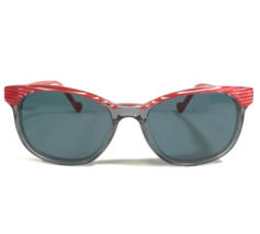 Etnia Barcelona Gafas de Sol San Sebastian Col. Rdgy Claro Rayas Rojo Gris - £89.39 GBP