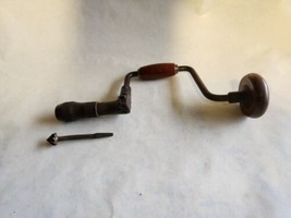 Vintage Unbranded 8&quot; Ratcheting Auger Hand Brace Drill  - $39.99