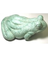 Resin Garden Frog Decor Ornament Sculpture, Green - $222.39 MXN
