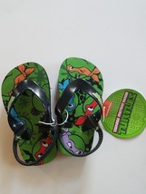 Teenage Mutant Ninja Turtles Toddler Boy&#39;s Flip Flop  5/6 9/10 NWT - £7.98 GBP