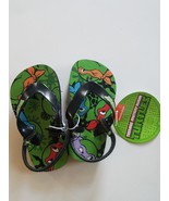 Teenage Mutant Ninja Turtles Toddler Boy&#39;s Flip Flop  5/6 9/10 NWT - £7.95 GBP