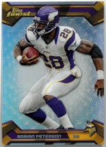 Adrian Peterson 2013 Topps Finest Refractor Card #50 (Minnesota Vikings) - £27.13 GBP