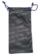 Tifosi Sunglasses Hard Case w/ Microfiber Pouch Black Blue Never Used image 5