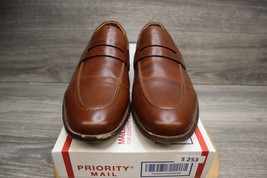 Curt &amp; Larson Shoes Men US 9.5M Brown 055132 Lyon Santos Casual Loafers - £20.32 GBP