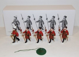 Dept 56 #58397 Yeomen Of The Guard Set Of 5 Figures In Box Heritage Village - £24.30 GBP