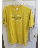 Lot Of 2 XXL T-Shirts - Yellow &amp; Grey - Nike &amp; Huron Ohio - £8.63 GBP