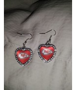 Kansas City Chiefs Earrings Heart Charm Earrings - €12,93 EUR