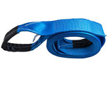 4&quot; x 30FT 20000 LB Recovery Winch Tow Loop Strap 4x4 Rope Chain Towing f... - £78.75 GBP