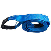 4&quot; x 30FT 20000 LB Recovery Winch Tow Loop Strap 4x4 Rope Chain Towing for Jeep - £78.75 GBP