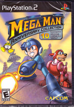 Mega Man Anniversary Collection [PlayStation 2 PS2, 10 Classic Titles Games] NEW - £31.45 GBP